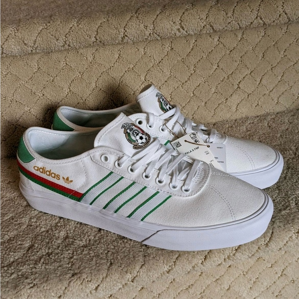 Adidas Delpala X Mexico FMF Canvas Sneakers ~ Men’s ~ NWT